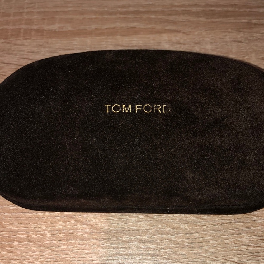 Tom Ford sunglass case w cleaning thing